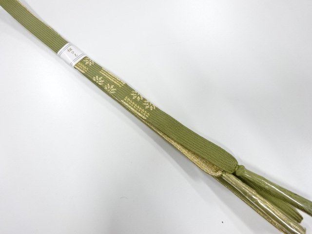 JAPANESE KIMONO / UNUSED KOREI HAND-TIED OBIJIME